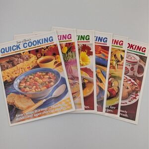 Taste of Home Quick Cooking Magazine 1999 Full Year Set Lot of 6 Vintage Issues